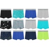 Hanes boys Underwear Boxer Briefs Pack, 8-pack, Cotton-stretch Dyed Boys’ Underwear, Moisture-wicking(Blue  Teal  Black  Green)