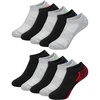 Hanes Boys’ Moves Socks, Breathable Mesh Performance Socks, Ankle, Crew, No Show, Moisture-wicking, 10-pack(Grey/Black – No Show)