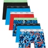 Hanes Boys’ Originals Boxer Briefs, Stretch Cotton Underwear, Assorted, 6-pack(Black/Blue/Orange – 6 Pack)