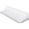 Hanes Boys’ Socks Pack, Double Tough Moisture Wicking Ankle, Crew, No Show Socks, 12 & 14 Pair Packs(White – Ankle  12 Pack)