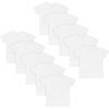 Hanes Boys’ Undershirt, EcoSmart White T-Shirts for Boys, Short Sleeve Shirts, 5 or 10- Pack(White – 10 Pack)