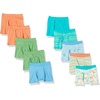 Hanes Toddler Boys’ Organic Cotton Underwear, Pure Comfort 100% Cotton Boxer Briefs Available, 10 & 7 Pack(Boxer Briefs – Assorted – 10 Pack)