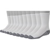 Hanes Ultimate Boys’ Crew Performance Sport Socks, 10-Pair Packs(White)