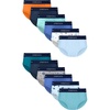 Hanes boys Underwear Boxer Briefs Pack, 8-pack, Cotton-stretch Dyed Boys’ Underwear, Moisture-wicking(Blue  Gray  Orange  Teal)