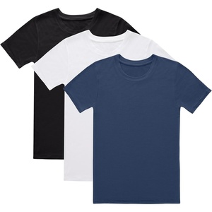 Hanes Boys’ Originals T-Shirt Pack, SuperSoft Undershirts for Boys, Moisture-Wicking, 3-Pack