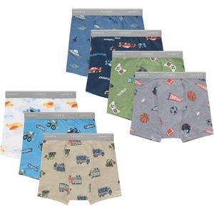 Hanes Boys’ Potty Training Underwear, Light Leaks Toddler Cotton Briefs and Boxer Briefs, Multi-pack(Boxer Briefs – Days of Week – 7 Pack)