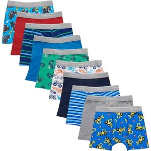 Hanes Men’s Boxer Briefs, Moisture-Wicking Underwear for Boys & Toddlers, Assorted, 7 or 10 Pack(Solids/Stripes/Prints)