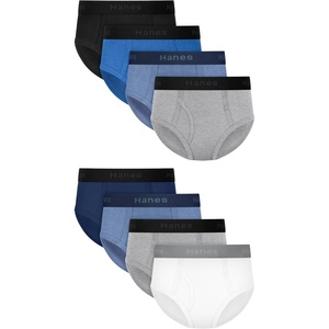 Hanes boys Underwear Boxer Briefs Pack, 8-pack, Cotton-stretch Dyed Boys’ Underwear, Moisture-wicking(Black  Concrete Heather  Misty Mountain)