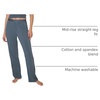 Hanes Women’s Lounge Pants, Originals Supersoft Comfywear Sleep Pants, Loungewear for Women, 30″(Stargazer Grey)