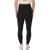Hanes Women’s Maternity 7/8 Leggings, Stretch & Recover Pregnancy Leggings with Foldable Waistband, 25” Inseam(Black)