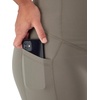 Hanes Women’s Maternity 7/8 Leggings, Stretch & Recover Pregnancy Leggings with Foldable Waistband, 25” Inseam(Cool Grey)
