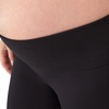 Hanes Women’s Maternity Leak Protection 7/8 Leggings, Pregnancy Leggings with Built-in Underwear, 25” Inseam(Black)