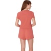 Hanes Women’s Originals 2-piece Lounge Set, Supersoft Cropped Baby Doll Tee & Sleep Shorts Loungewear Set(Natural Cedar/Natural Cedar)