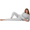 Hanes Women’s Originals French Terry Joggers, Lightweight Lounge Pants for Women, Comfywear Loungewear, 28″(Heritage Grey Marle)