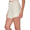 Hanes Women’s Originals French Terry Lounge Shorts, Comfywear Loungewear, Sleep Shorts for Women, 4″(Oatmeal Marle)