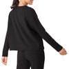 Hanes Women’s Originals French Terry Pullover, Cropped Crewneck Sweatshirt for Women, Comfywear Loungewear(Black)