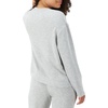 Hanes Women’s Originals French Terry Pullover, Cropped Crewneck Sweatshirt for Women, Comfywear Loungewear(Heritage Grey Marle)