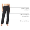 Hanes Women’s Originals Lounge Pants, Comfywear Sleep Pants for Women, Straight Leg Loungewear Pants(Black)