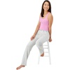 Hanes Women’s Originals Lounge Pants, Comfywear Sleep Pants for Women, Straight Leg Loungewear Pants(Heritage Grey Marle)
