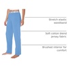 Hanes Women’s Originals Lounge Pants, Comfywear Sleep Pants for Women, Straight Leg Loungewear Pants(Provence Blue)
