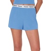 Hanes Womens Originals Pajama Shorts Pack, 2-Pack, Comfywear Pajamas for Women Set, Loungewear Clothing, Sleep Shorts(Provence Blue/Black)