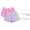 Hanes Womens Originals Pajama Shorts Pack, 2-Pack, Comfywear Pajamas for Women Set, Loungewear Clothing, Sleep Shorts(Vega Violet/Strawberry Pink)