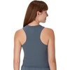 Hanes Women’s Originals Racerback Crop Tank, 2-Pack, Comfywear Supersoft Rib Cropped Tank Top Loungewear Pack(Stargazer Grey/Faded Sage Green)