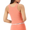 Hanes Women’s Originals Rib Crop Tank Top 2-Pack, Comfywear Stretch Cotton Cropped Top(Cameo Stone Pink/Vega Violet)