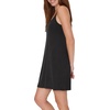 Hanes Women’s Originals Sleep Dress, Comfywear Supersoft Sleep Slip Dress With Built-in Shelf Bra(Black)