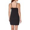 Hanes Women’s Originals Sleep Dress, Comfywear Supersoft Sleep Slip Dress With Built-in Shelf Bra(Black)