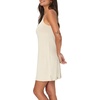 Hanes Women’s Originals Sleep Dress, Comfywear Supersoft Sleep Slip Dress With Built-in Shelf Bra(Cocoa Butter)