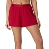 Hanes Women’s Originals Sleep Shorts, 2-Pack, Comfywear Supersoft Lounge Shorts Pack, 3.25″(Cocoa Butter/Rosey Red)