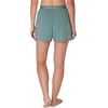 Hanes Women’s Originals Sleep Shorts, 2-Pack, Comfywear Supersoft Lounge Shorts Pack, 3.25″(Faded Sage Green/Parrot Pink)