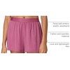 Hanes Women’s Originals Sleep Shorts, 2-Pack, Comfywear Supersoft Lounge Shorts Pack, 3.25″(Stargazer Grey/Mauve Mood)