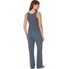 Hanes Women’s Originals SuperSoft Comfywear 2 Piece Crop Tank & Lounge Pants Loungewear Set(Stargazer Grey/Stargazer Grey)