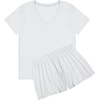 Hanes Women’s Pajama Set, Sleepwear V-Neck Tee & Sleep Shorts Loungewear(Ceramic Grey)