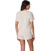 Hanes Women’s Pajama Set, Sleepwear V-Neck Tee & Sleep Shorts Loungewear(Cocoa Butter)