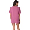 Hanes Women’s Pajamas Set, Comfywear Pajamas for Women Set, Originals SupertSoft Loungewear, T-Shirt & Sleep Shorts(Mauve Mood)