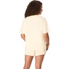 Hanes Women’s Pajamas Set, Comfywear Pajamas for Women Set, Originals SupertSoft Loungewear, T-Shirt & Sleep Shorts(Moon Mist Yellow)