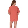 Hanes Women’s Pajamas Set, Comfywear Pajamas for Women Set, Originals SupertSoft Loungewear, T-Shirt & Sleep Shorts(Natural Cedar)