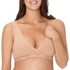 Hanes Women’s Maternity Nursing Bra, Lounge Nursing Bralette, Moisture-Wicking, Odor Protection(Deep Glow)
