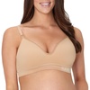 Hanes Women’s Maternity Nursing Bra, Seamless Wireless Nursing Bralette for Women, Adjustable Straps(Deep Glow)