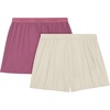 Hanes Women’s Originals Pajama Shorts Pack, 2-Pack, Comfywear Pajamas for Women Set, Loungewear Clothing, Sleep Shorts(Cocoa Butter/Mauve Mood)
