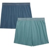 Hanes Women’s Originals Pajama Shorts Pack, 2-Pack, Comfywear Pajamas for Women Set, Loungewear Clothing, Sleep Shorts(Stargazer Grey/Faded Sage Green)