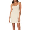 Hanes Women’s Originals Sleep Dress, Comfywear Supersoft Sleep Slip Dress With Built-in Shelf Bra(Cocoa Butter)