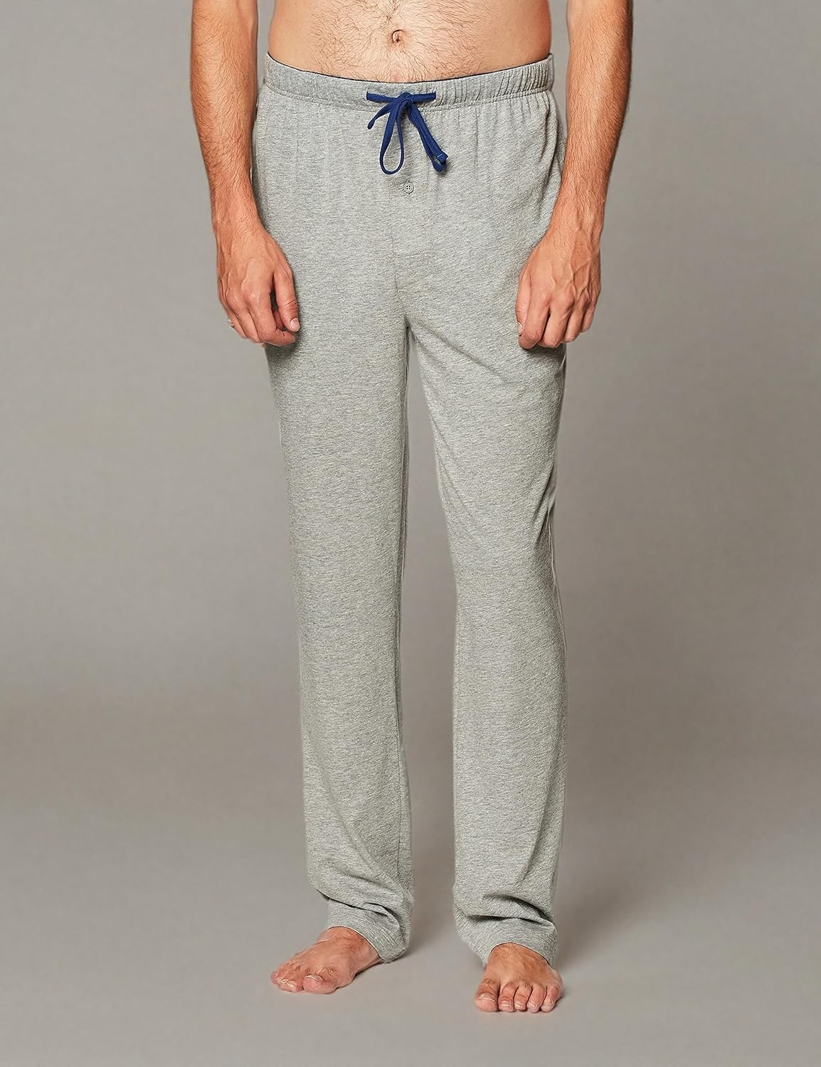 image:imageHanes Mens Solid Knit Sleep Pant With Pockets and DrawstringGrey