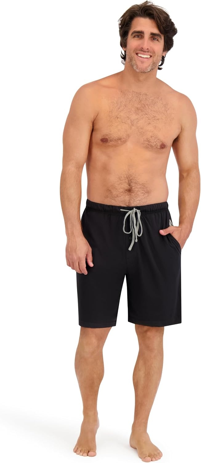 image:imageHanes Mens Woven ShortBlackDark Blue