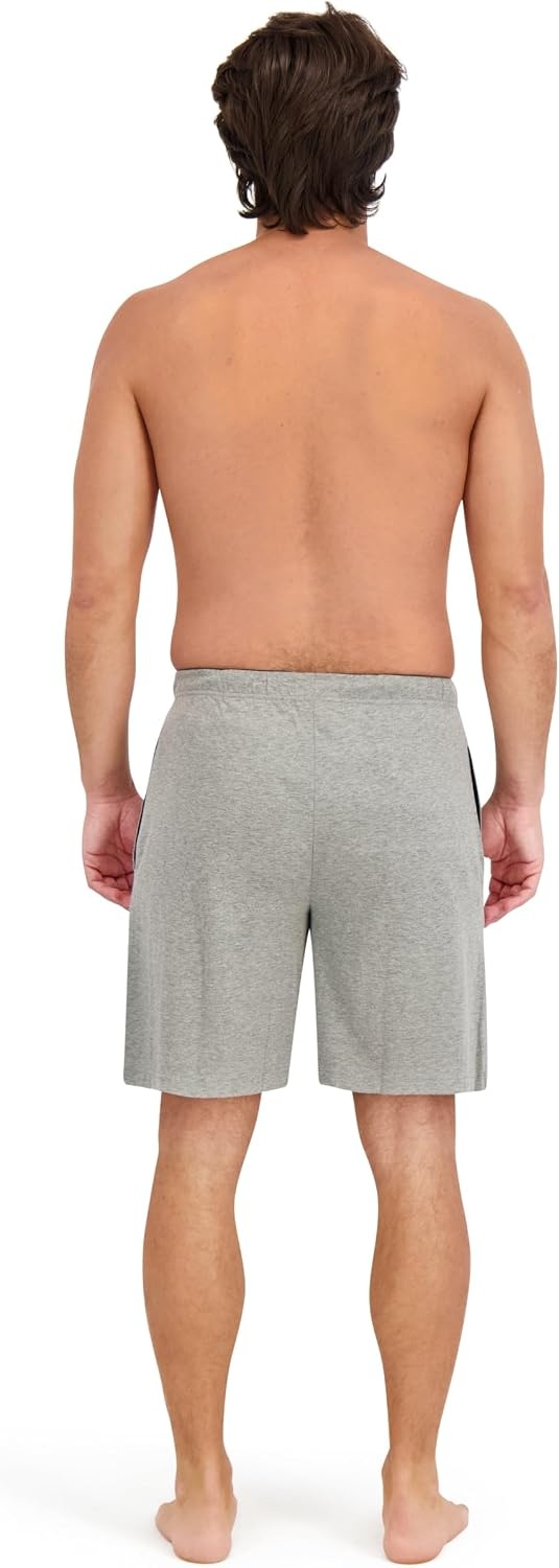 image:imageHanes Mens Woven ShortBlue DepthHeather Grey