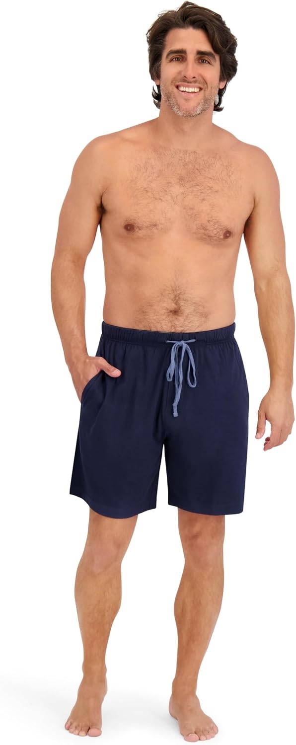 image:imageHanes Mens Woven ShortDark GreenDark Blue