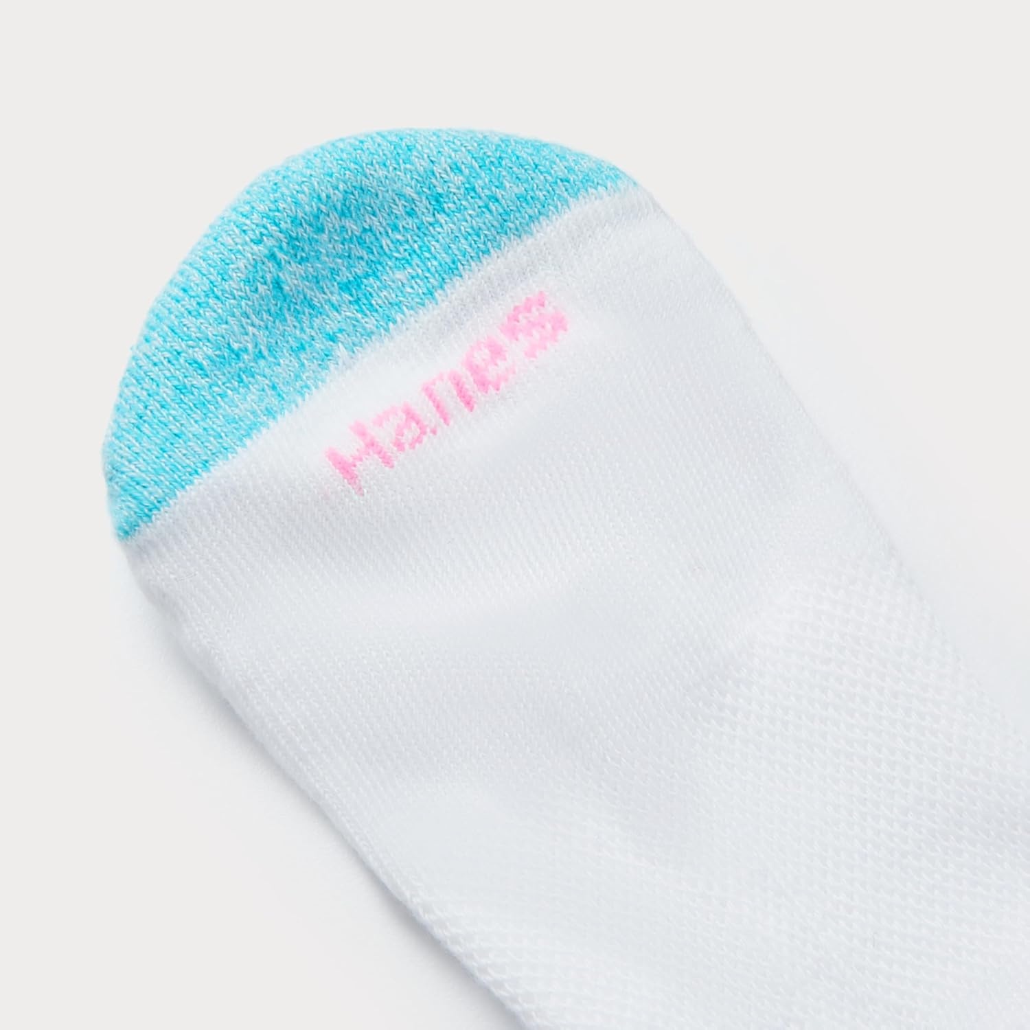 image:imageHanes Womens 6Pair Comfort Fit No Show SocksWhite With Color Pops 6 Pack